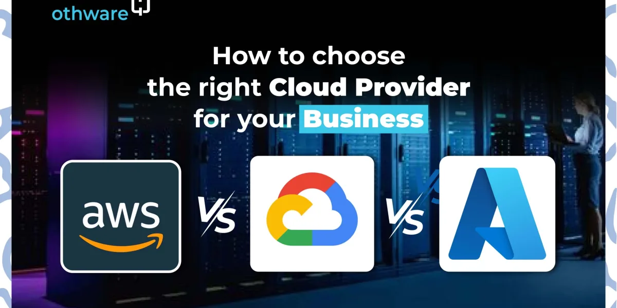 Comparing cloud service providers. AWS, Azure and Google Cloud